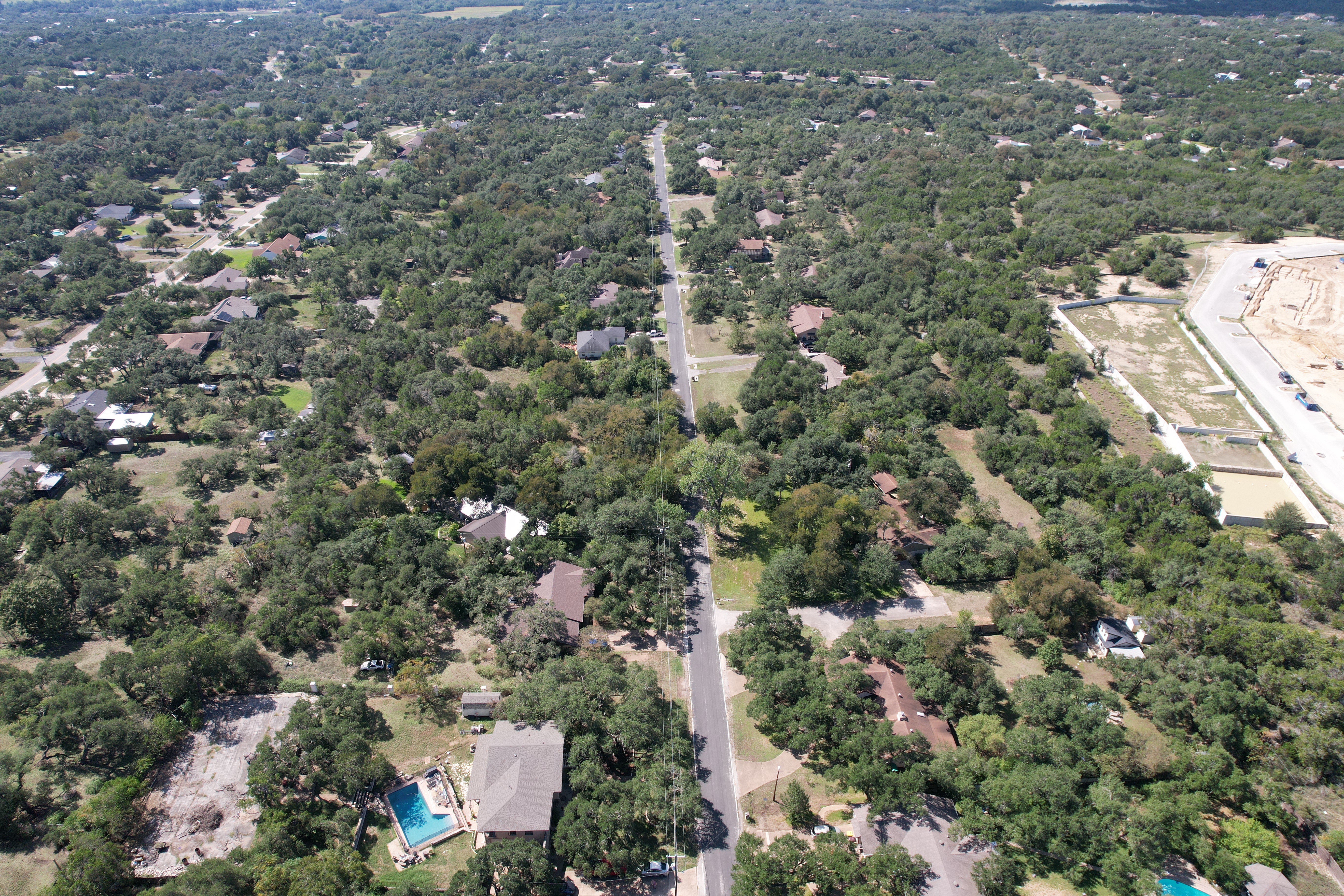 Surrounding neighborhood aerial view