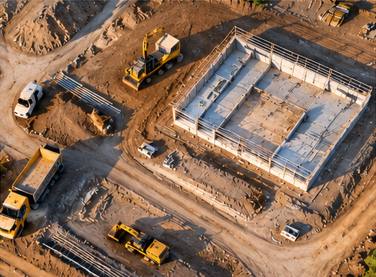Placeholder for overhead construction image